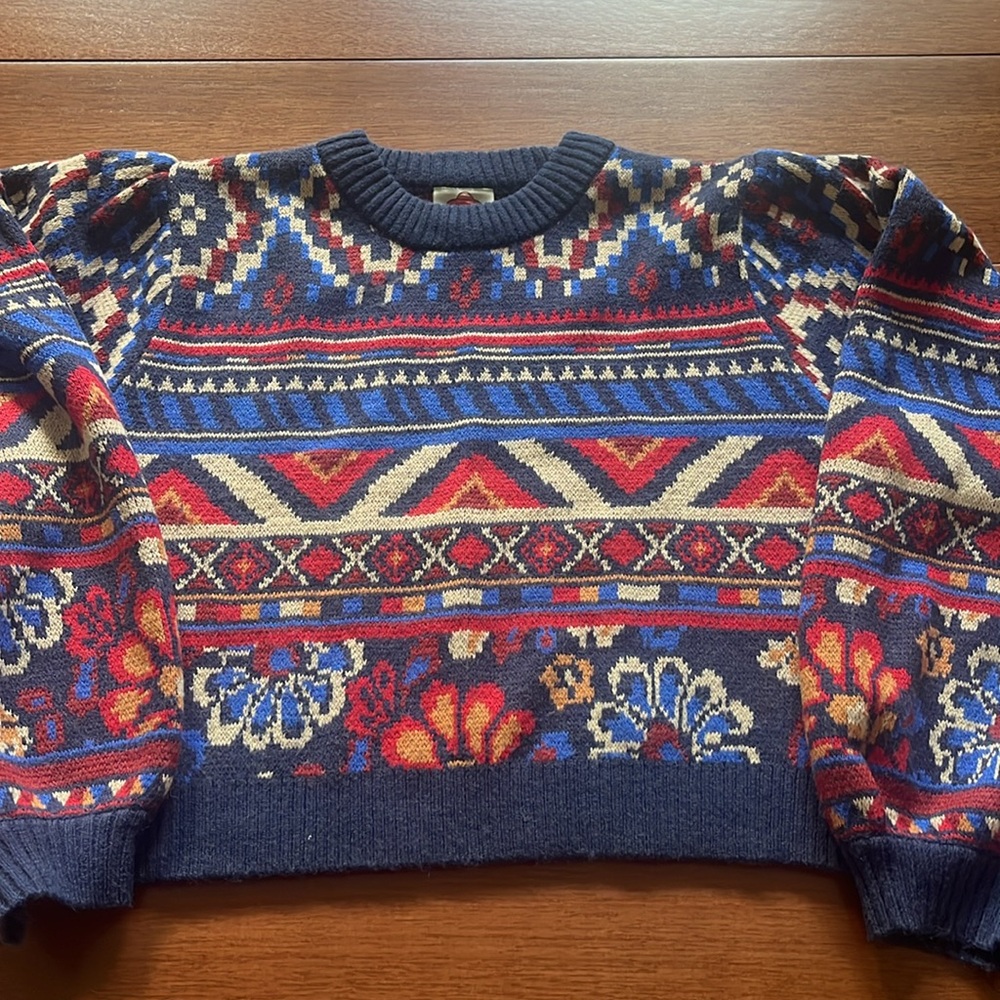 FARM Rio Multicolor Patterned Sweater - Picture 6 of 9